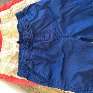 Kids Cat & Jack + Wonder Nation Shorts Bundle. Salmon, Tan, & Navy Blue